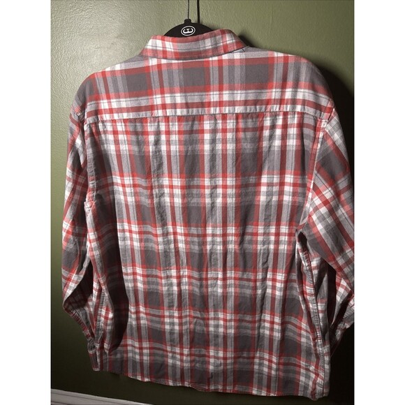 UNTUCKit Mourverda Red Plaid Slim Fit Button Down Men's XL - Picture 3 of 3